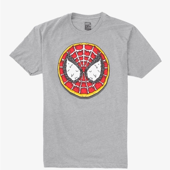 Gray Graphic T-Shirt Eat Universe Small - Picture 1 of 3